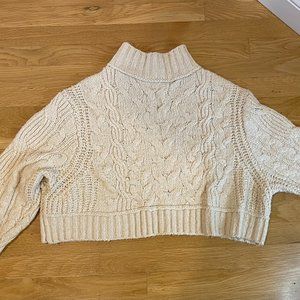Free People Knit Crop Sweater